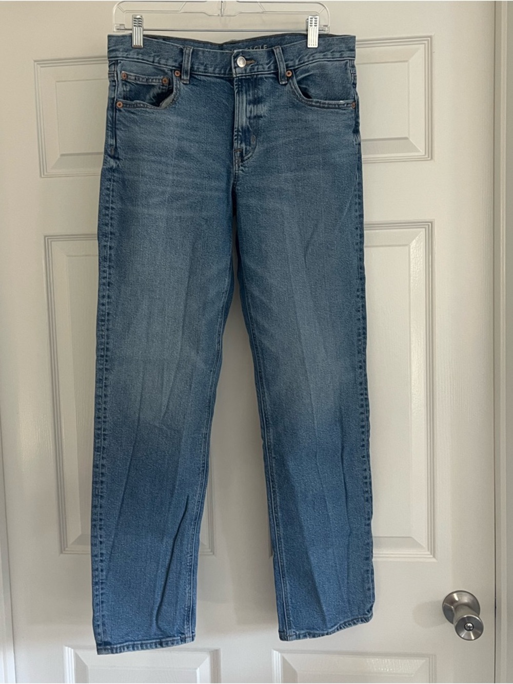 American Eagle High Rise Straight Jeans